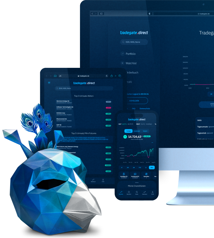 Tradegate Direct App on multiple devices