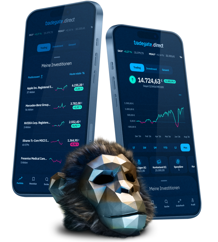 Tradegate Direct App on multiple devices