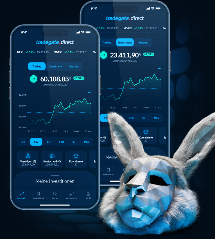 Tradegate Direct App on multiple devices