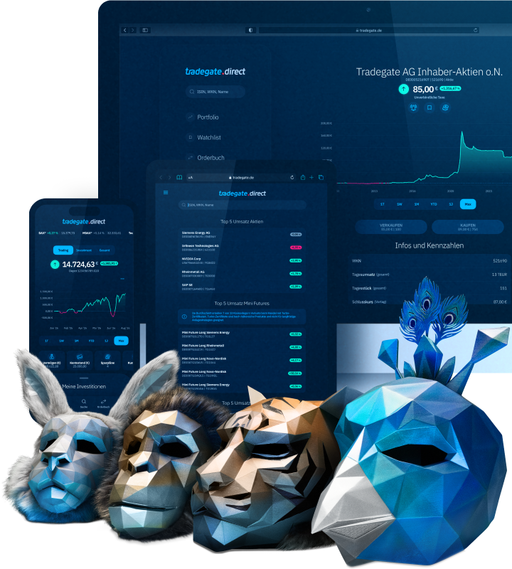 Tradegate Direct App on multiple devices